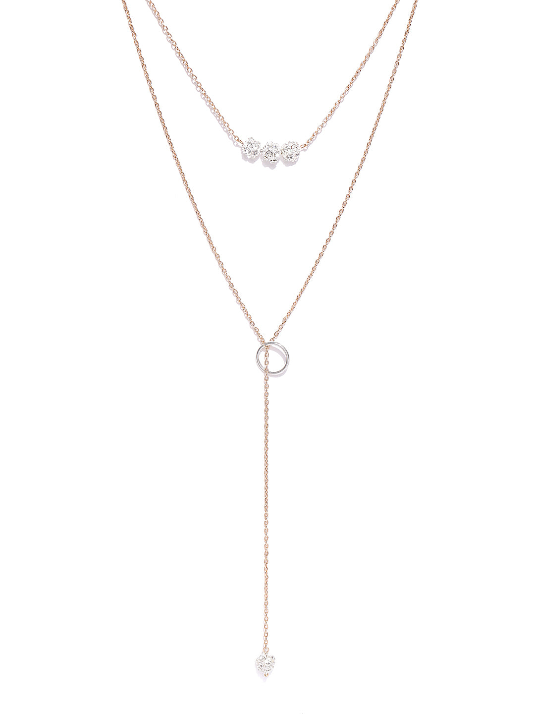 Blueberry gold plated chain necklace
