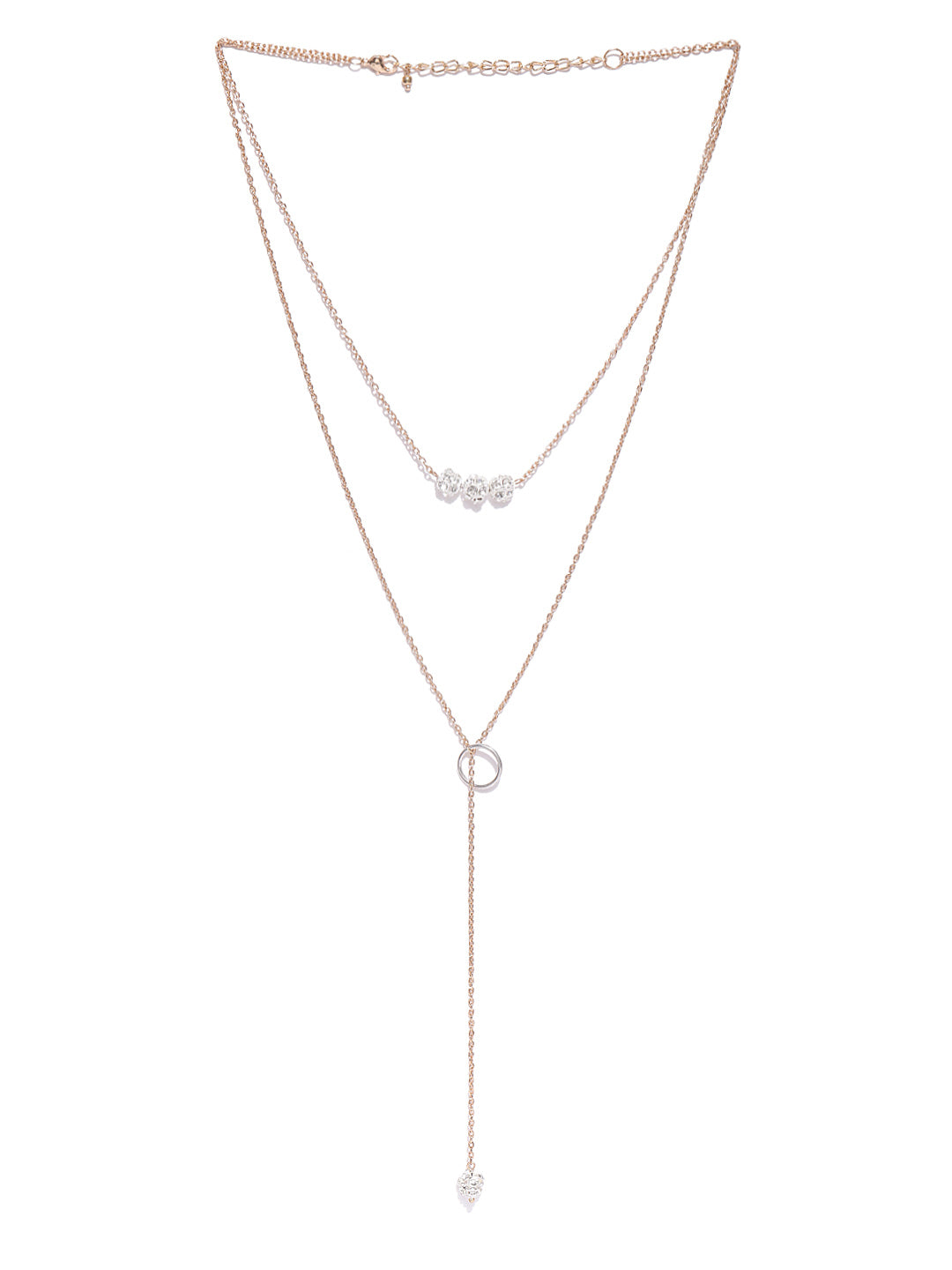 Blueberry gold plated chain necklace
