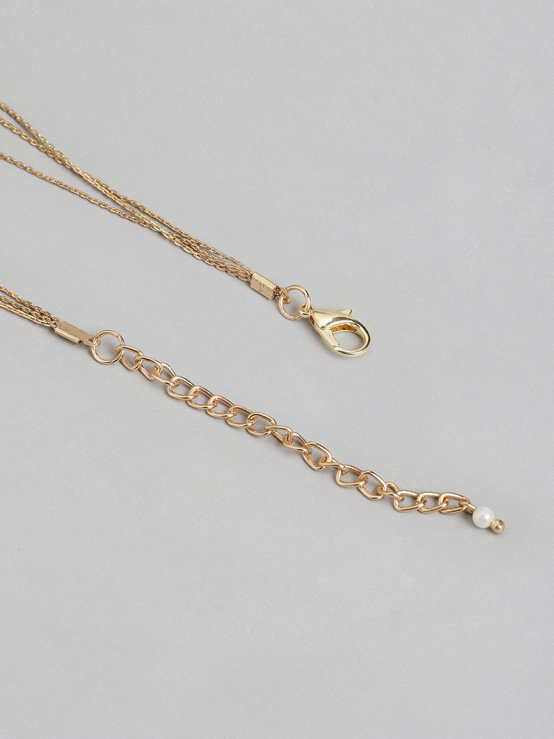Blueberry Teagan pearl layerd necklace