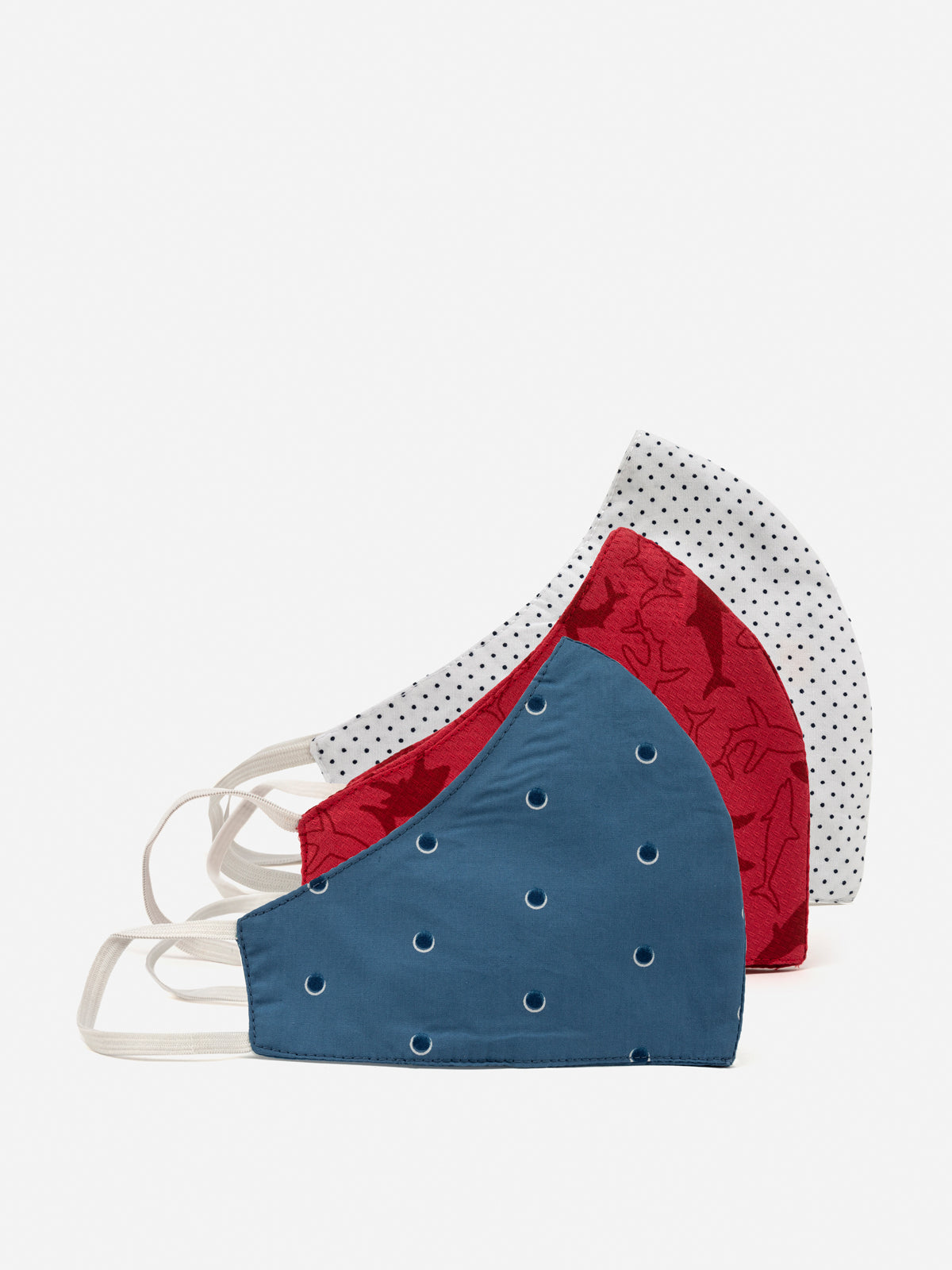Printed Re-Usable Cotton Masks (Set of 3)