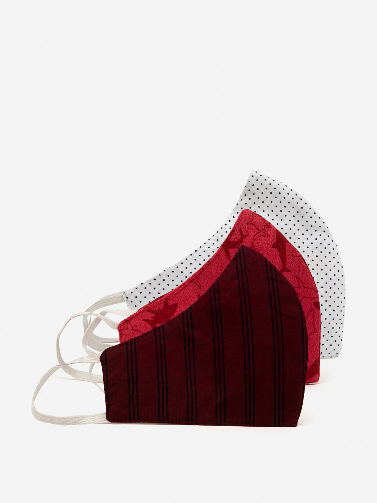 Printed Re-Usable Cotton Masks (Set of 3)