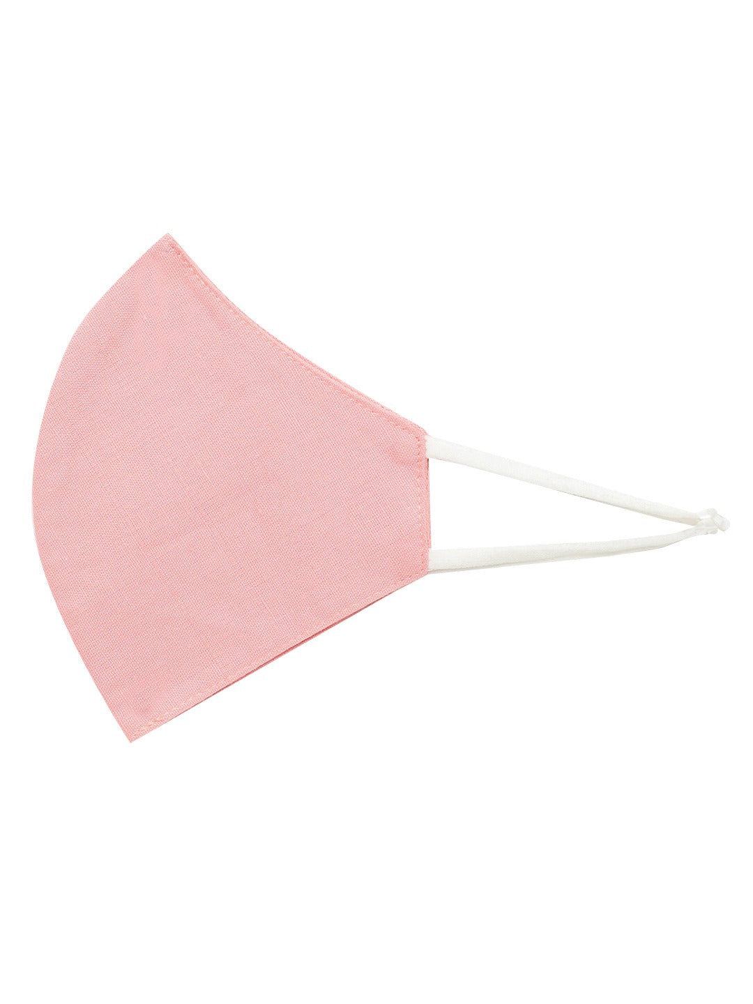 Blueberry Pink solid 2 ply cotton reusable chain mask