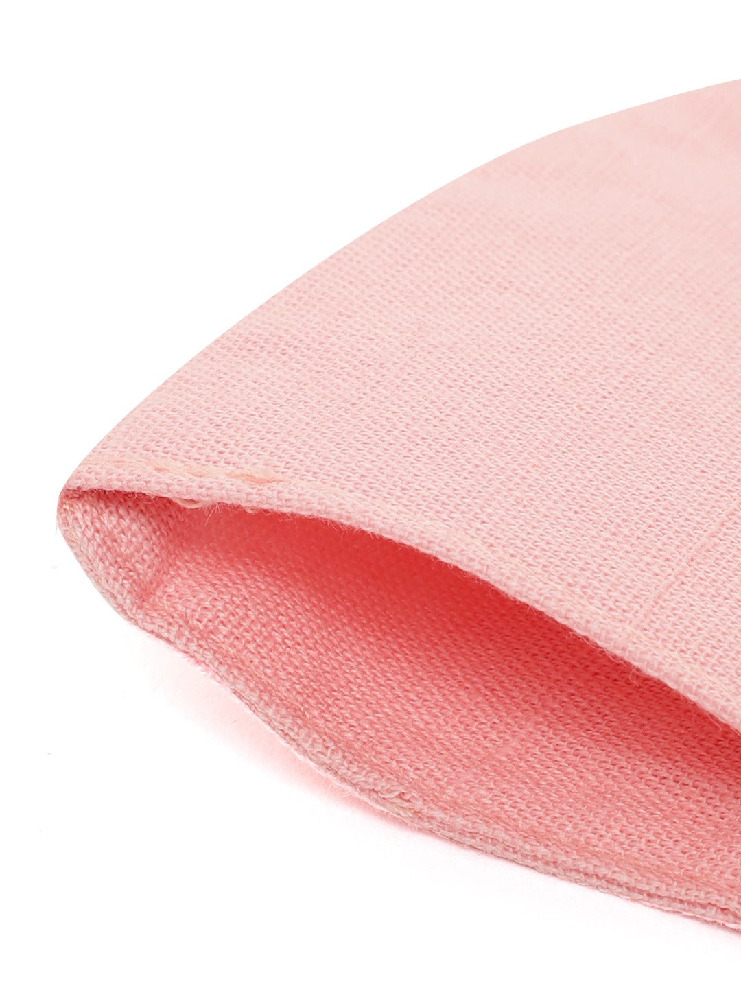 Blueberry Pink solid 2 ply cotton reusable chain mask