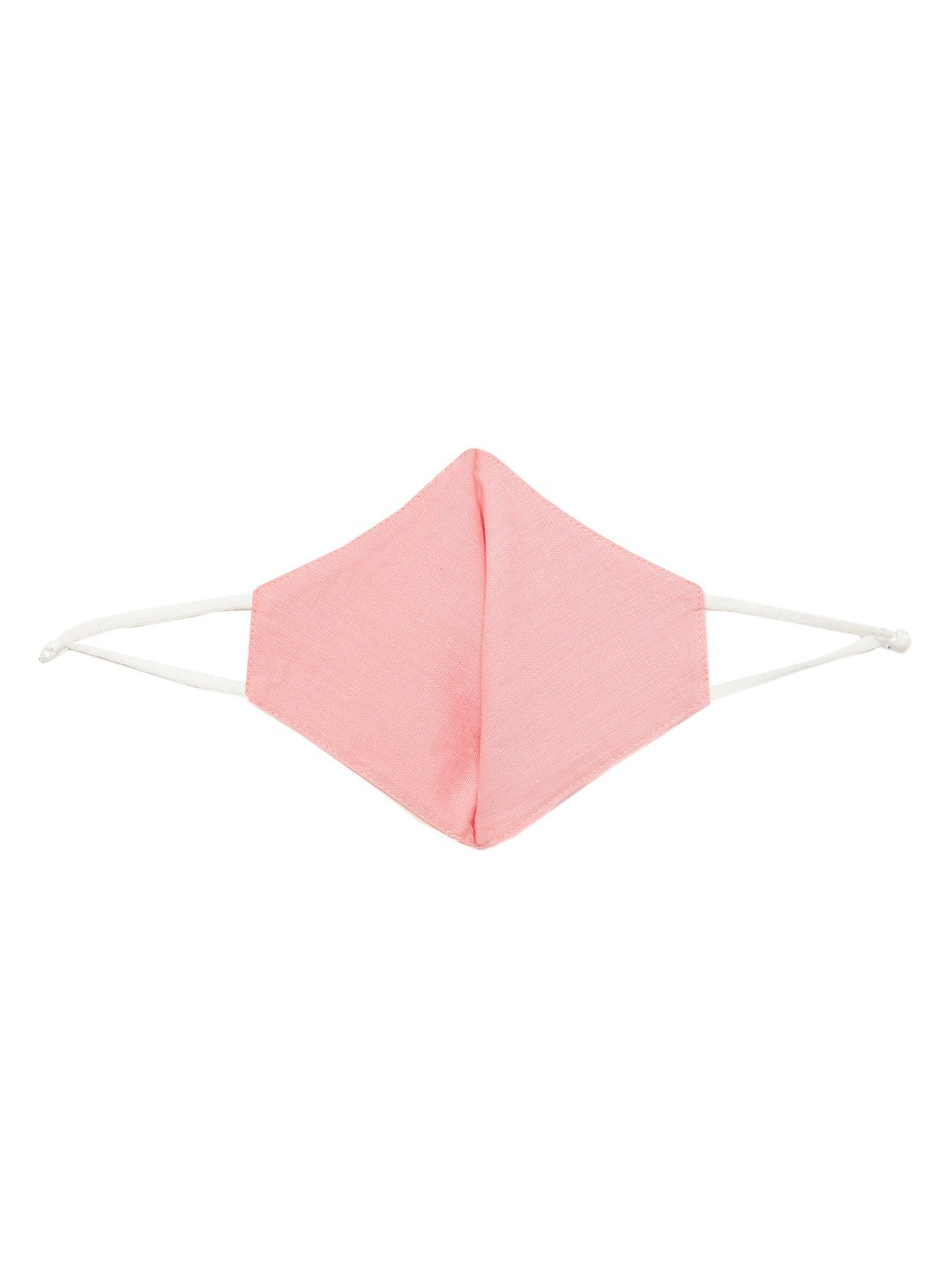 Blueberry Pink solid 2 ply cotton reusable chain mask