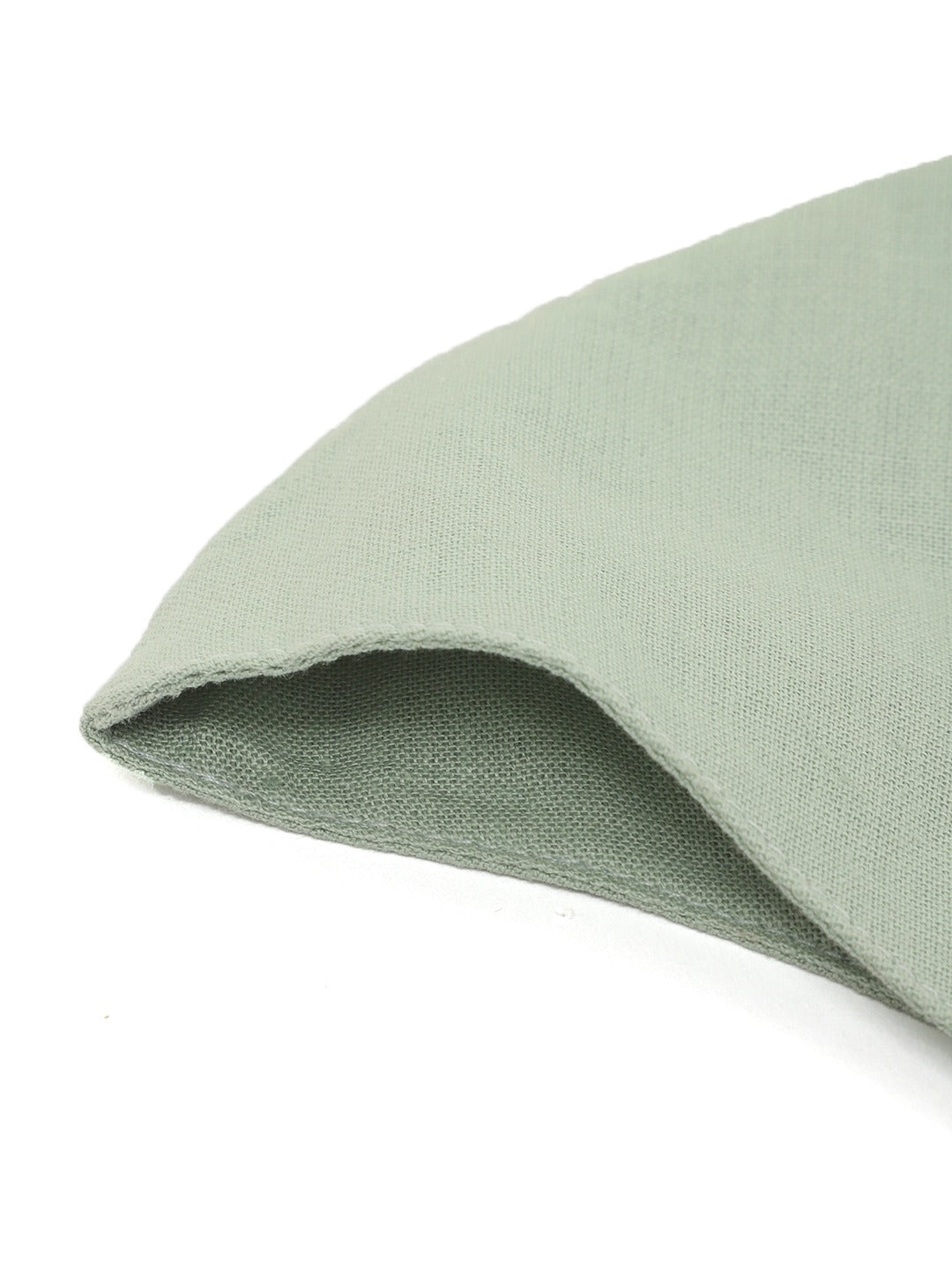 Blueberry Mint Green solid 2 ply cotton reusable chain mask