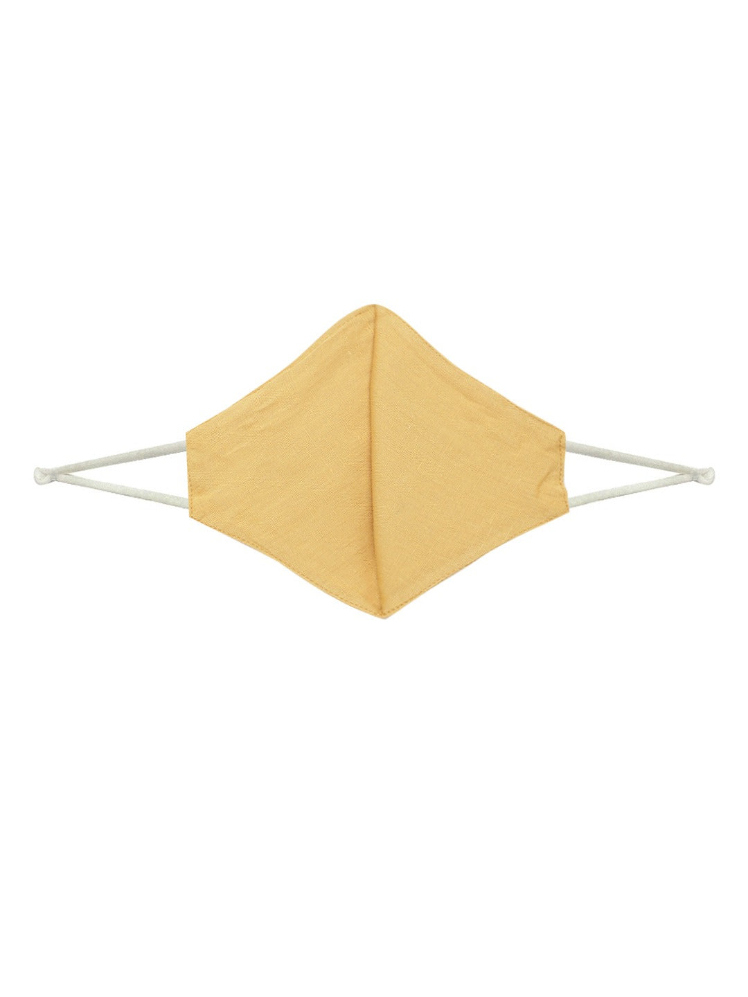 Blueberry mustard solid 2 ply cotton reusable chain mask