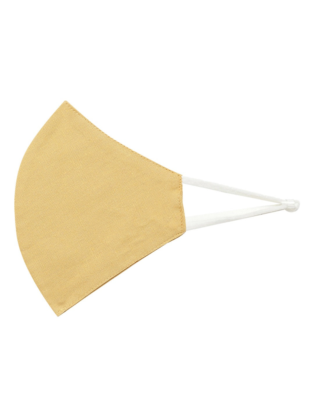 Blueberry mustard solid 2 ply cotton reusable chain mask