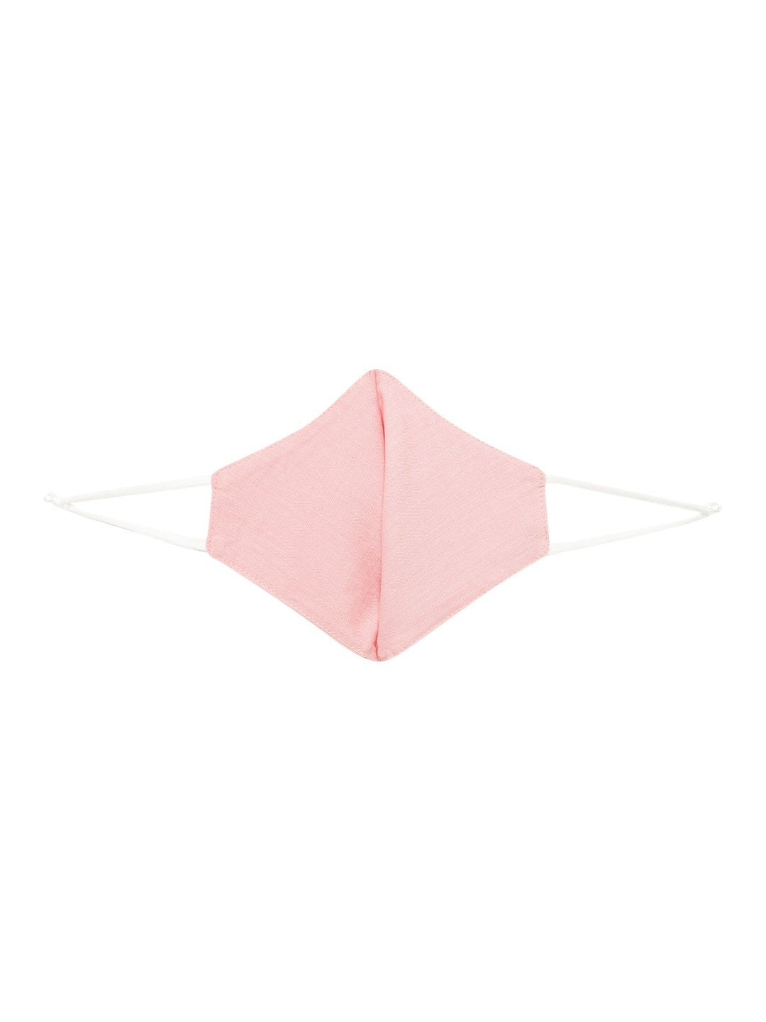Blueberry Pink solid 2 ply cotton reusable chain mask