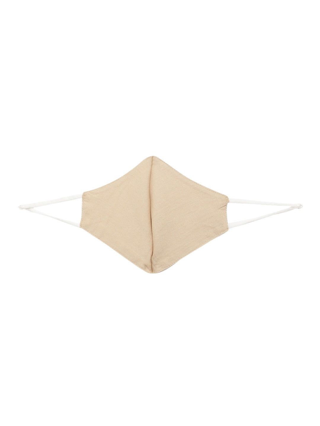 Blueberry Khaki solid 2 ply cotton reusable chain mask