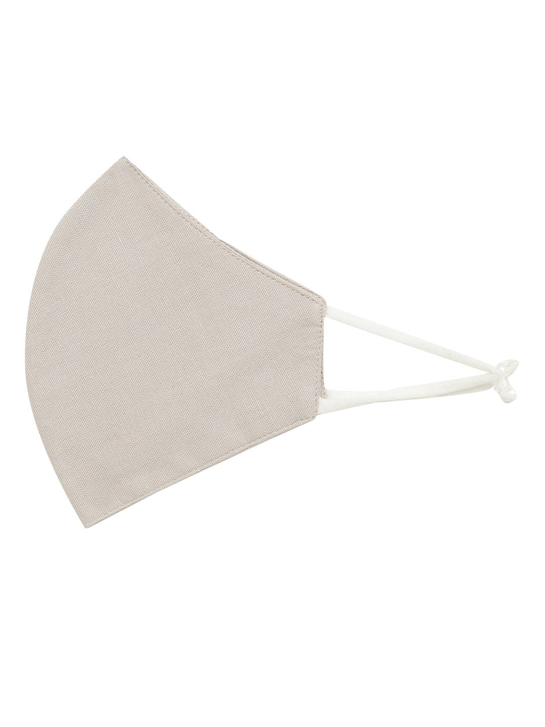 Blueberry Grey solid 2 ply cotton reusable chain mask