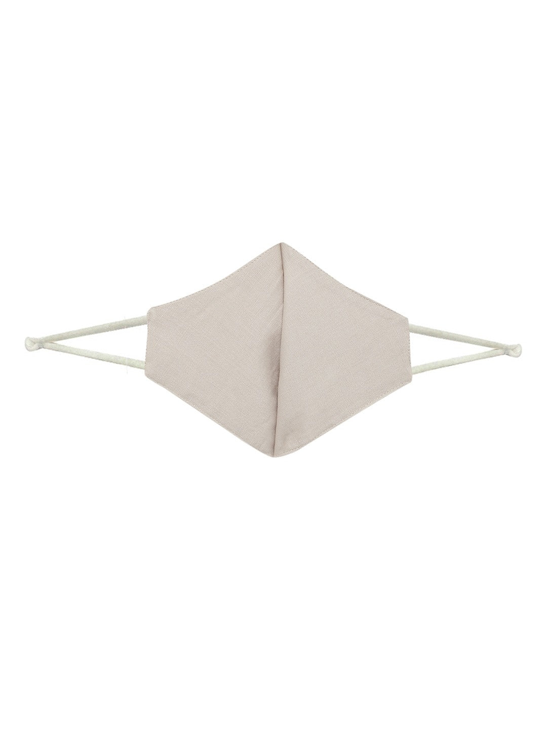 Blueberry Grey solid 2 ply cotton reusable chain mask
