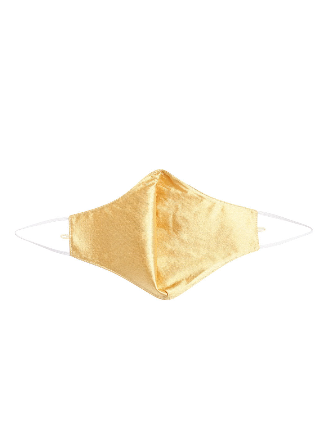 Blueberry golden 2 ply satin resin chain Mask