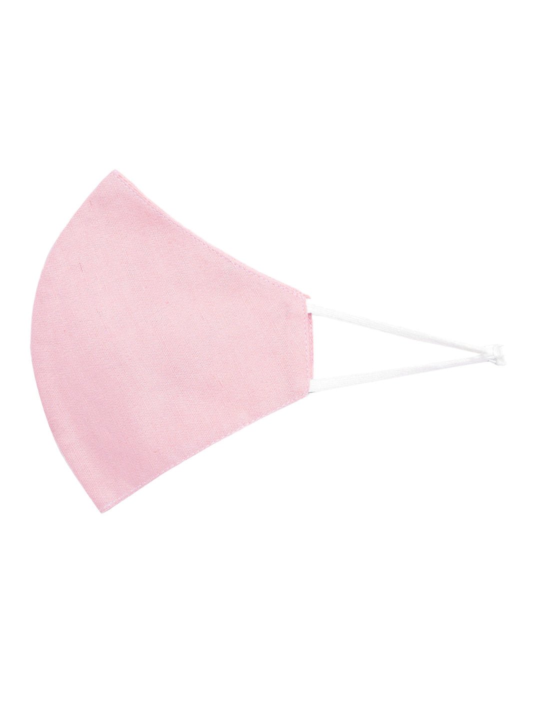 Blueberry Pink 2 ply satin resin chain Mask