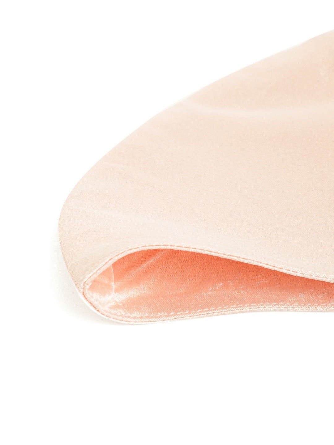 Blueberry baby pink Reusable 2-Ply satin face mask with gold plated chain