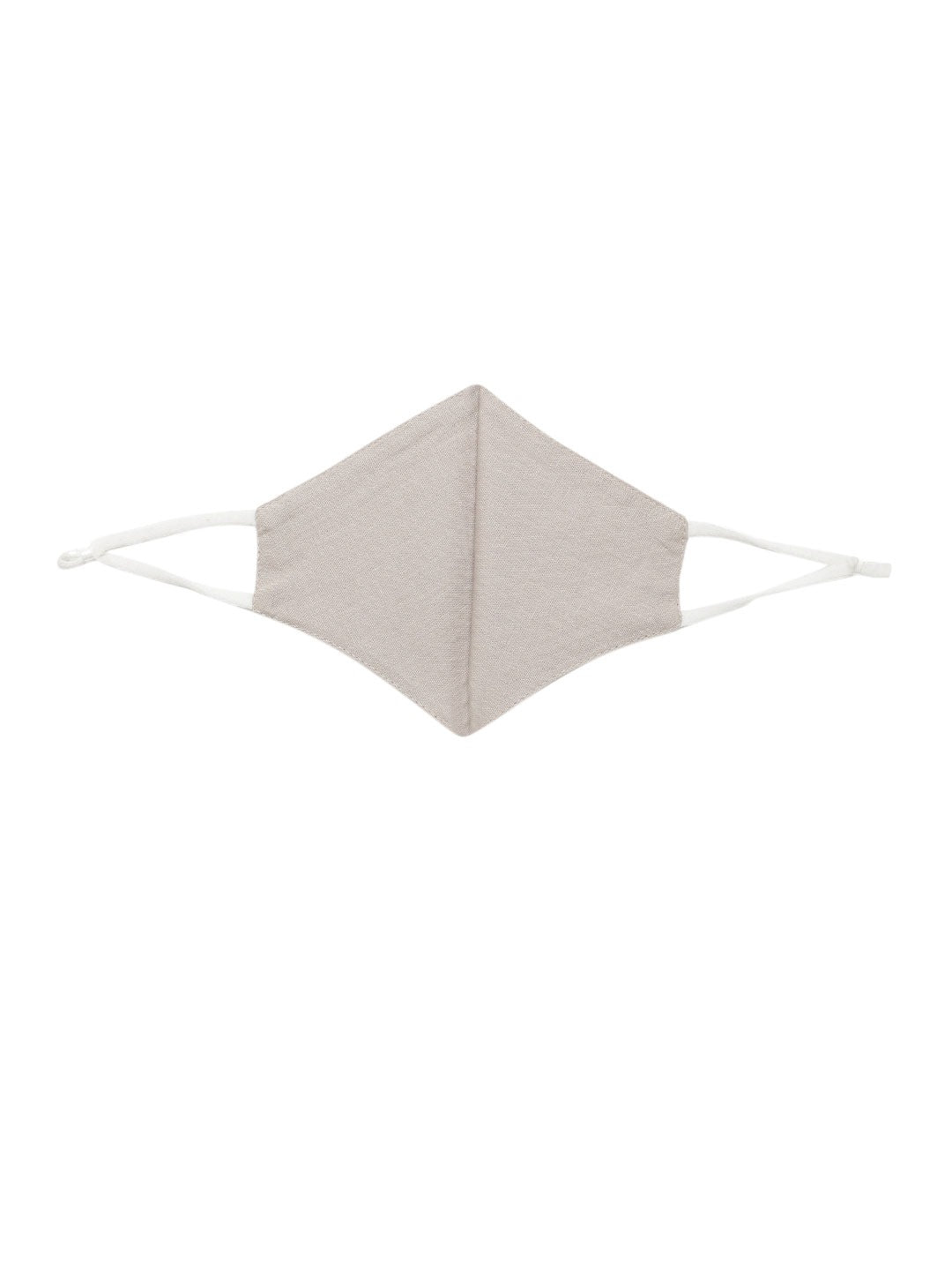 Blueberry Grey solid 2 ply cotton reusable chain mask