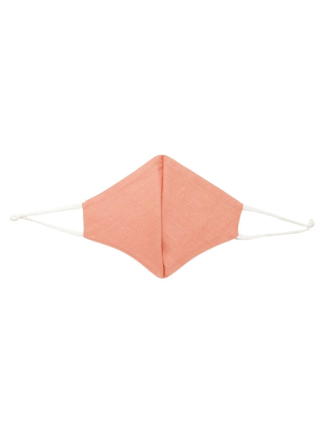 Blueberry Pink solid 2 ply cotton reusable chain mask