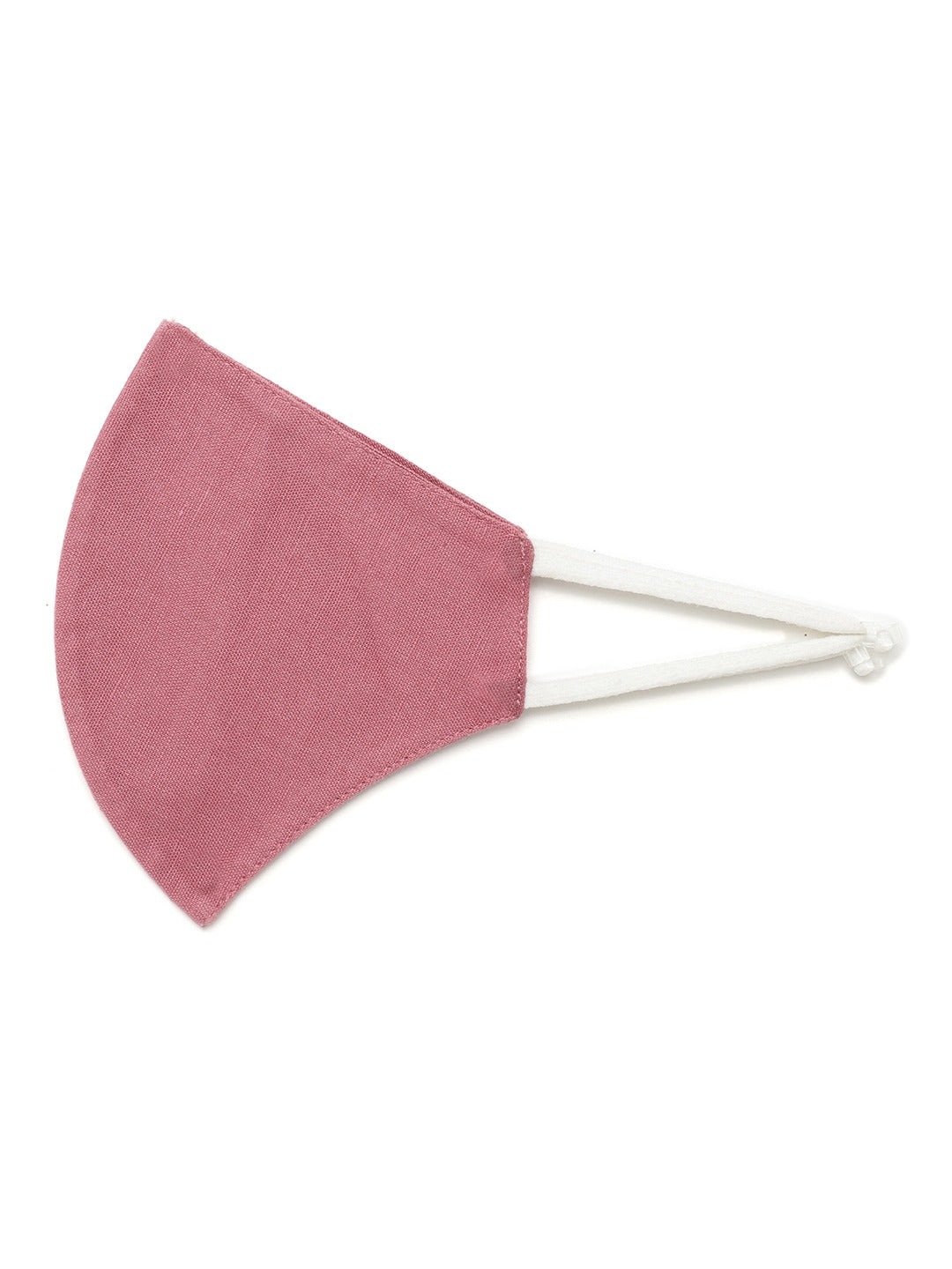 Blueberry Mauve solid 2 ply cotton reusable chain mask