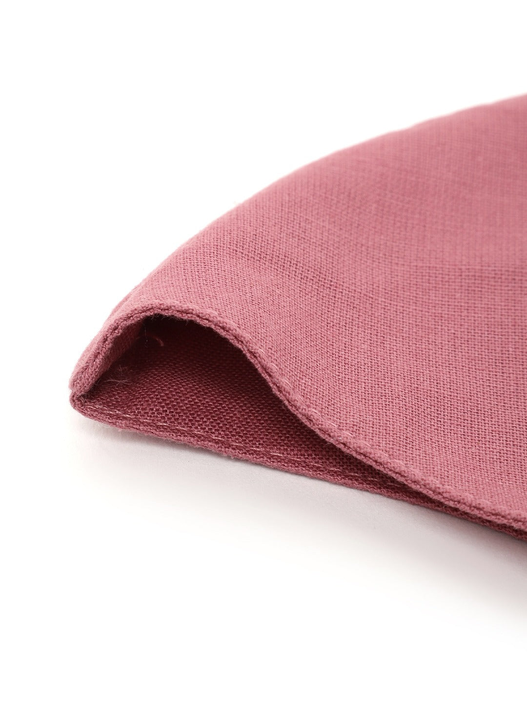 Blueberry Mauve solid 2 ply cotton reusable chain mask