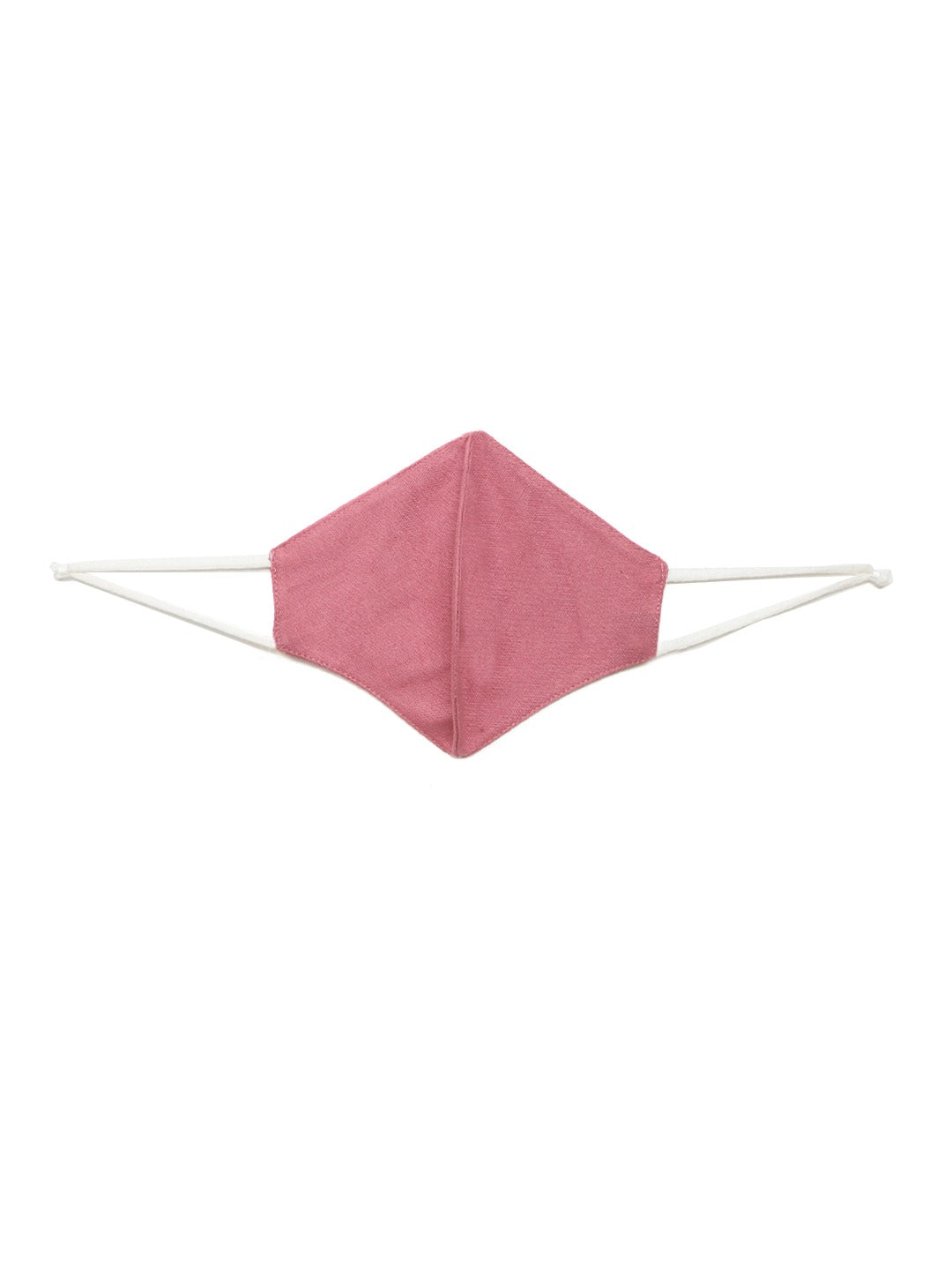 Blueberry Mauve solid 2 ply cotton reusable chain mask