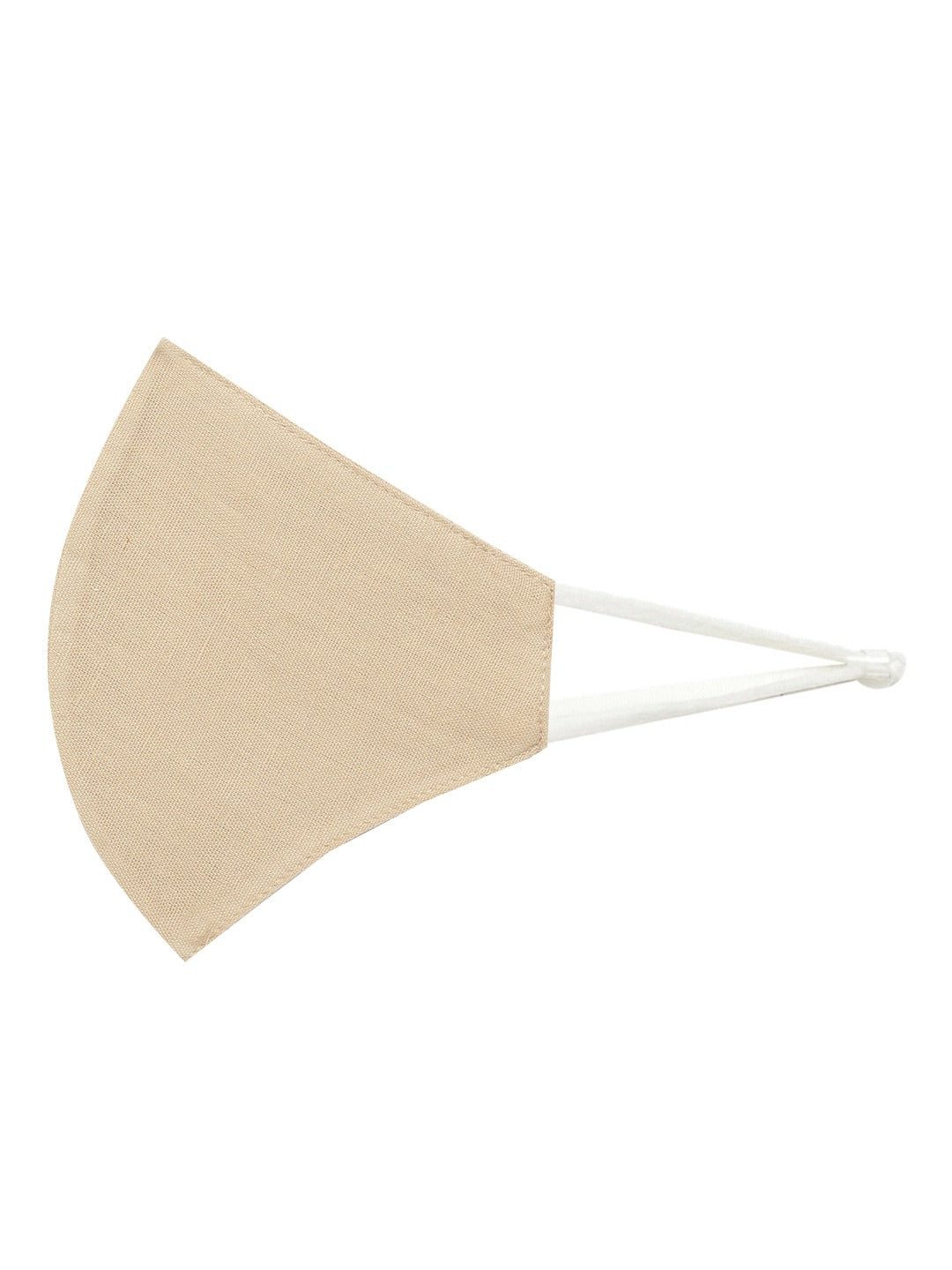 Blueberry Khaki solid 2 ply cotton reusable chain mask