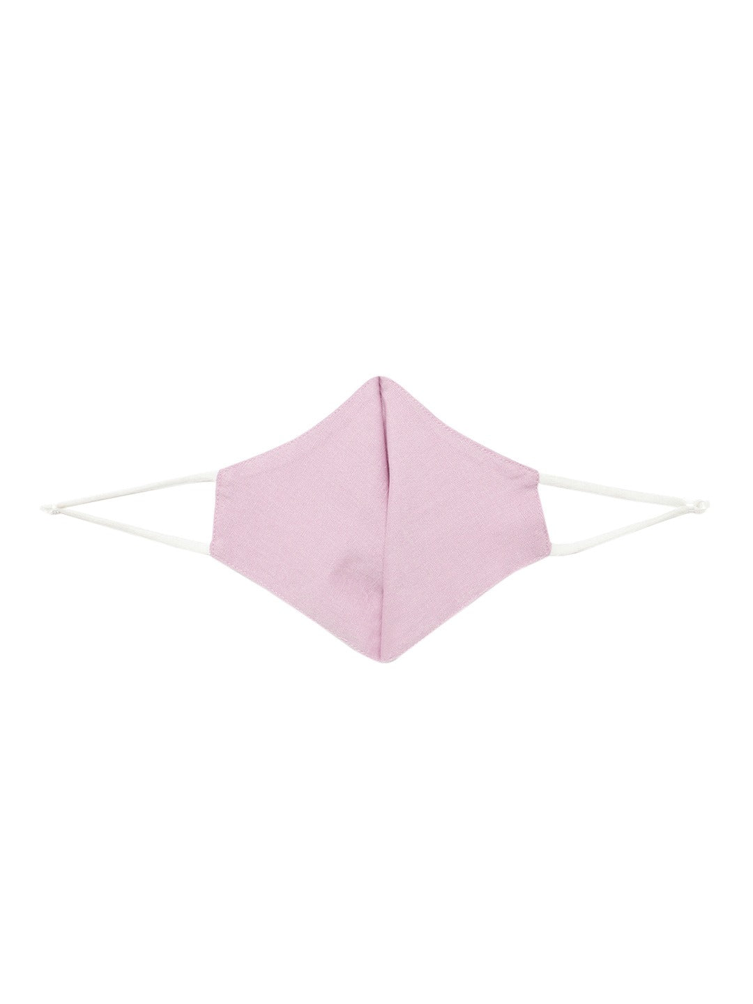 Blueberry lavender solid 2 ply cotton reusable chain mask