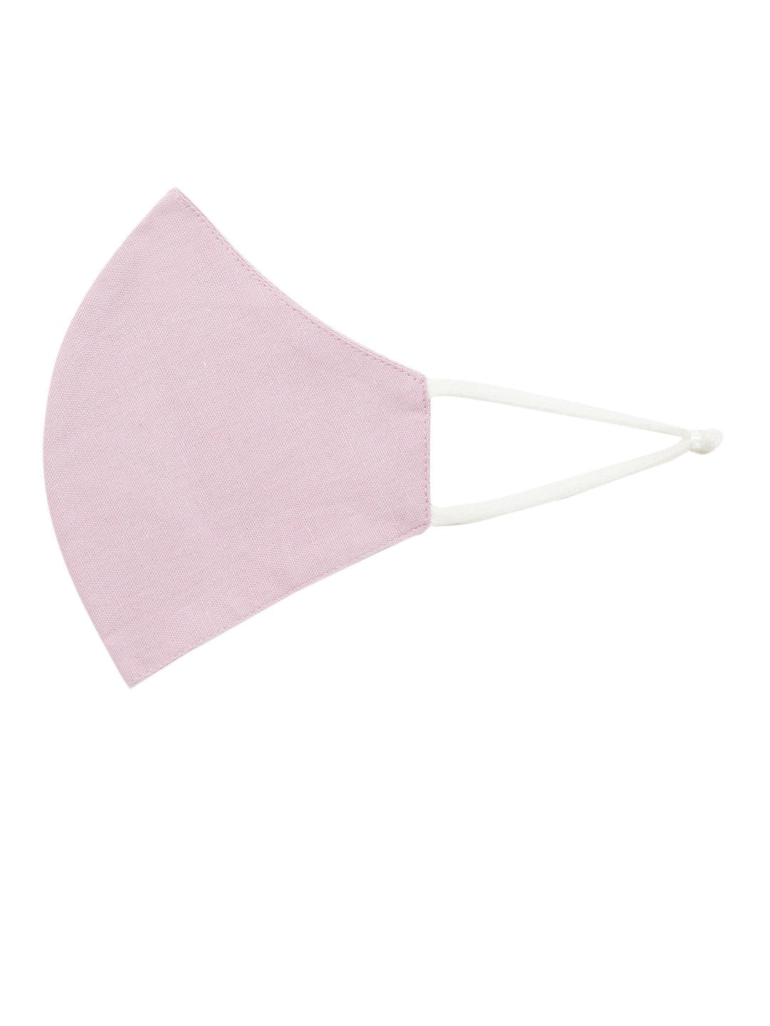 Blueberry lavender solid 2 ply cotton reusable chain mask