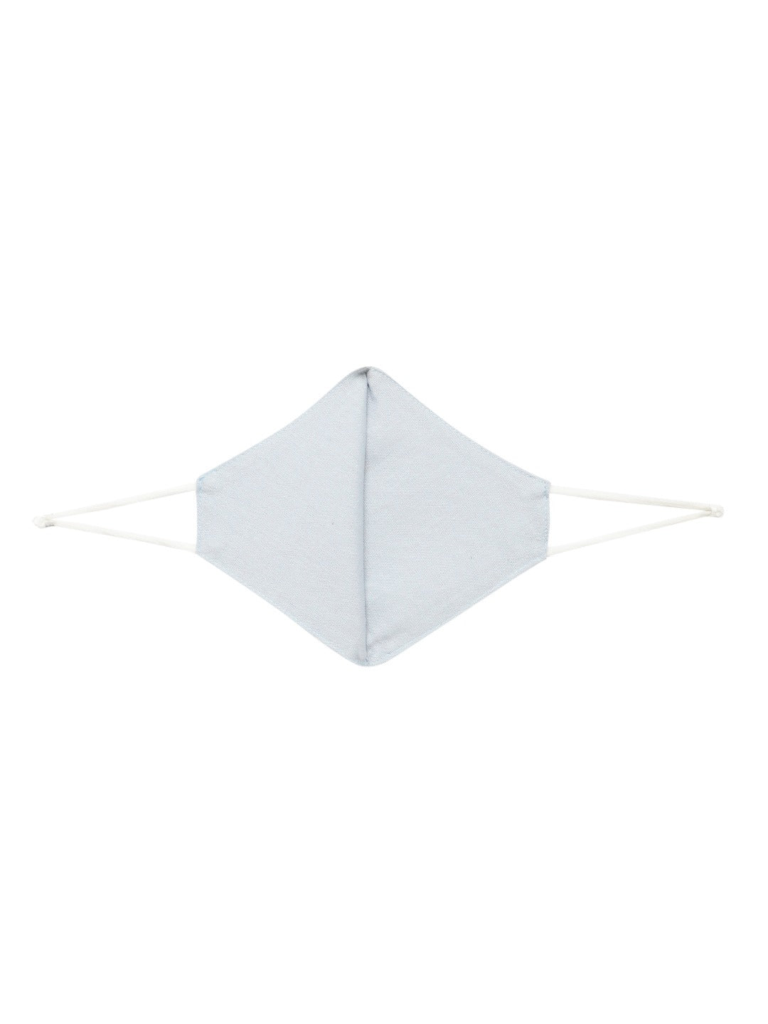 Blueberry Grey solid 2 ply cotton reusable chain mask