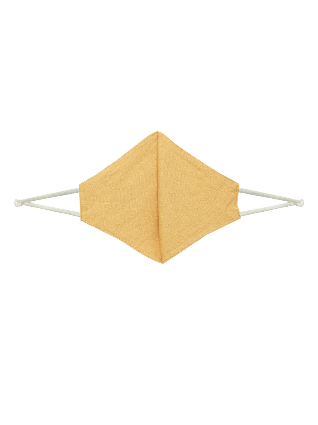 Blueberry mustard solid 2 ply cotton reusable chain mask