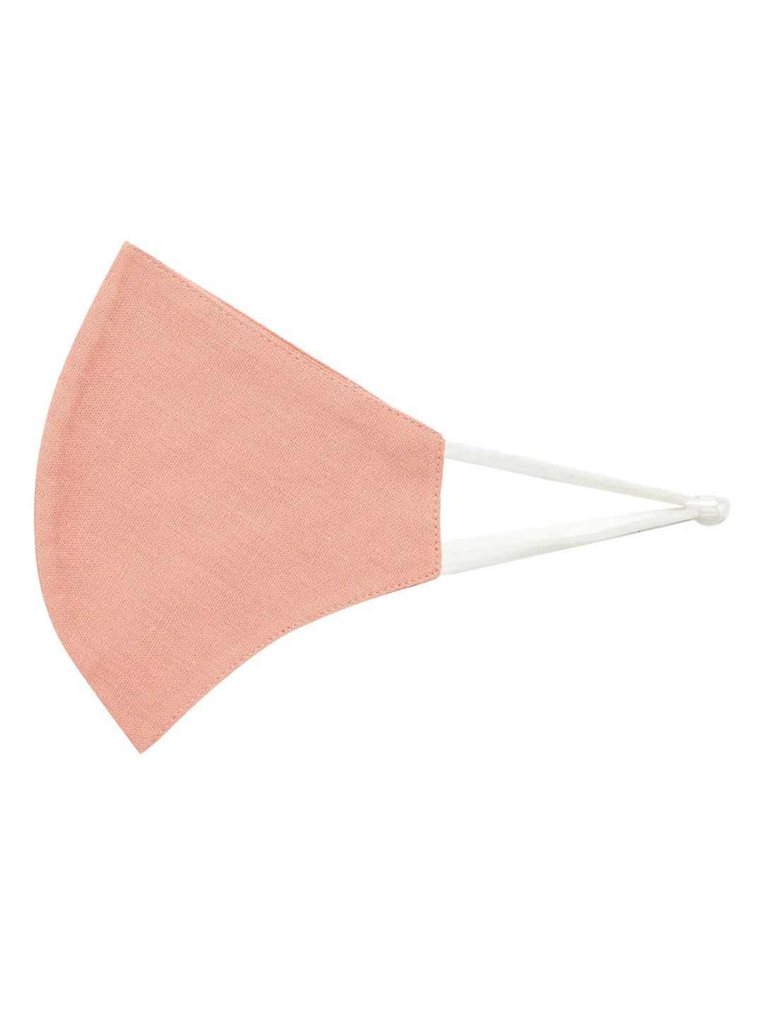 Blueberry Peach solid 2 ply cotton reusable chain mask