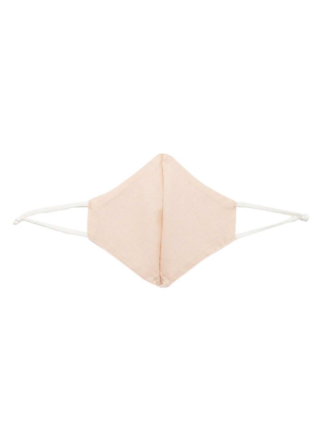 Blueberry Peach solid 2 ply cotton reusable chain mask