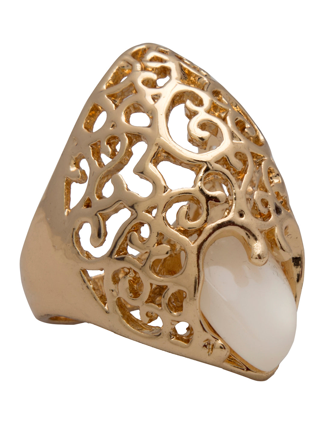 Blueberry Cut Out Designer Ring