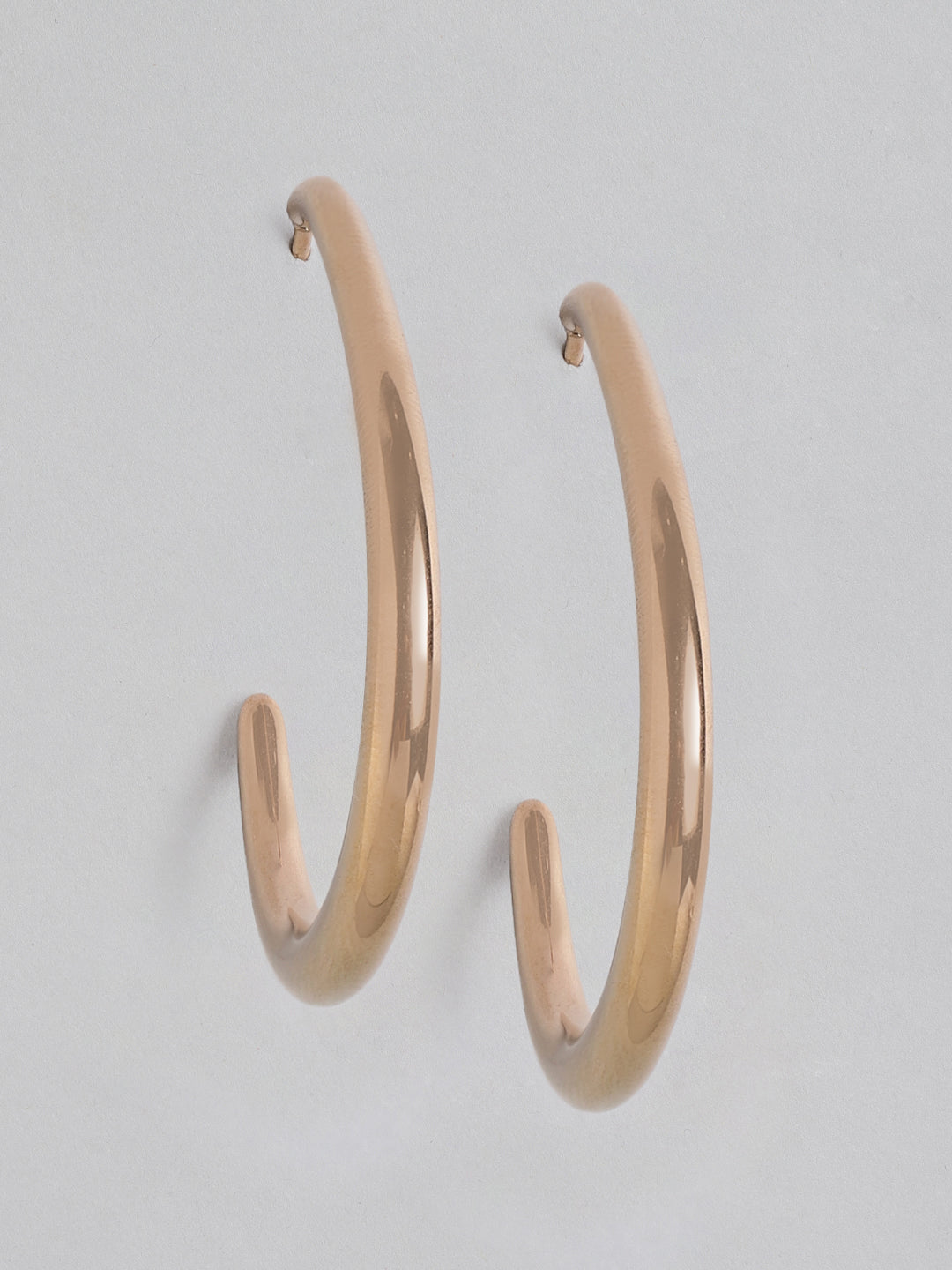 Blueberry Gold plated hoop earring