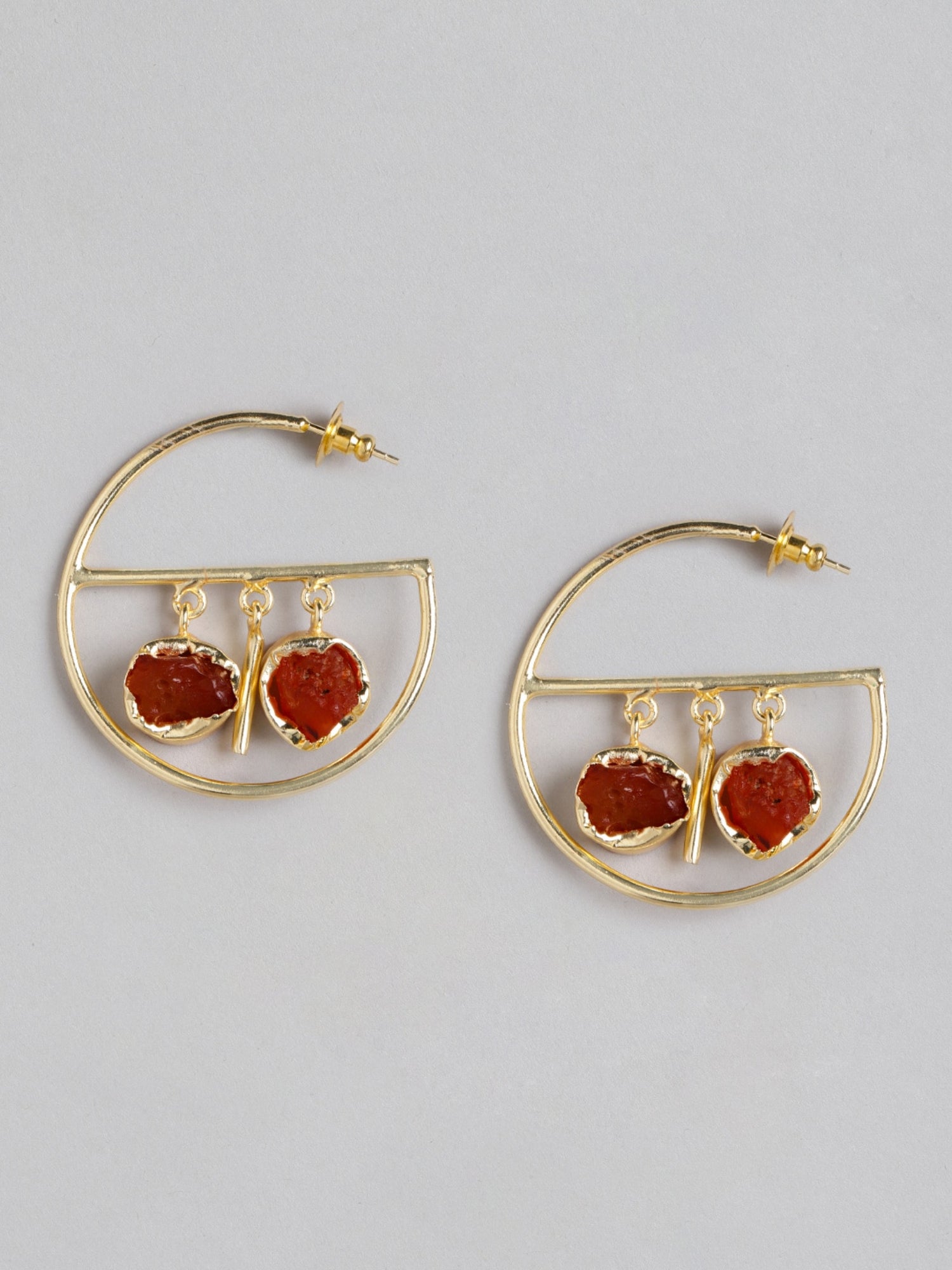 Stone Earrings - Buy Stone Earrings Online in India