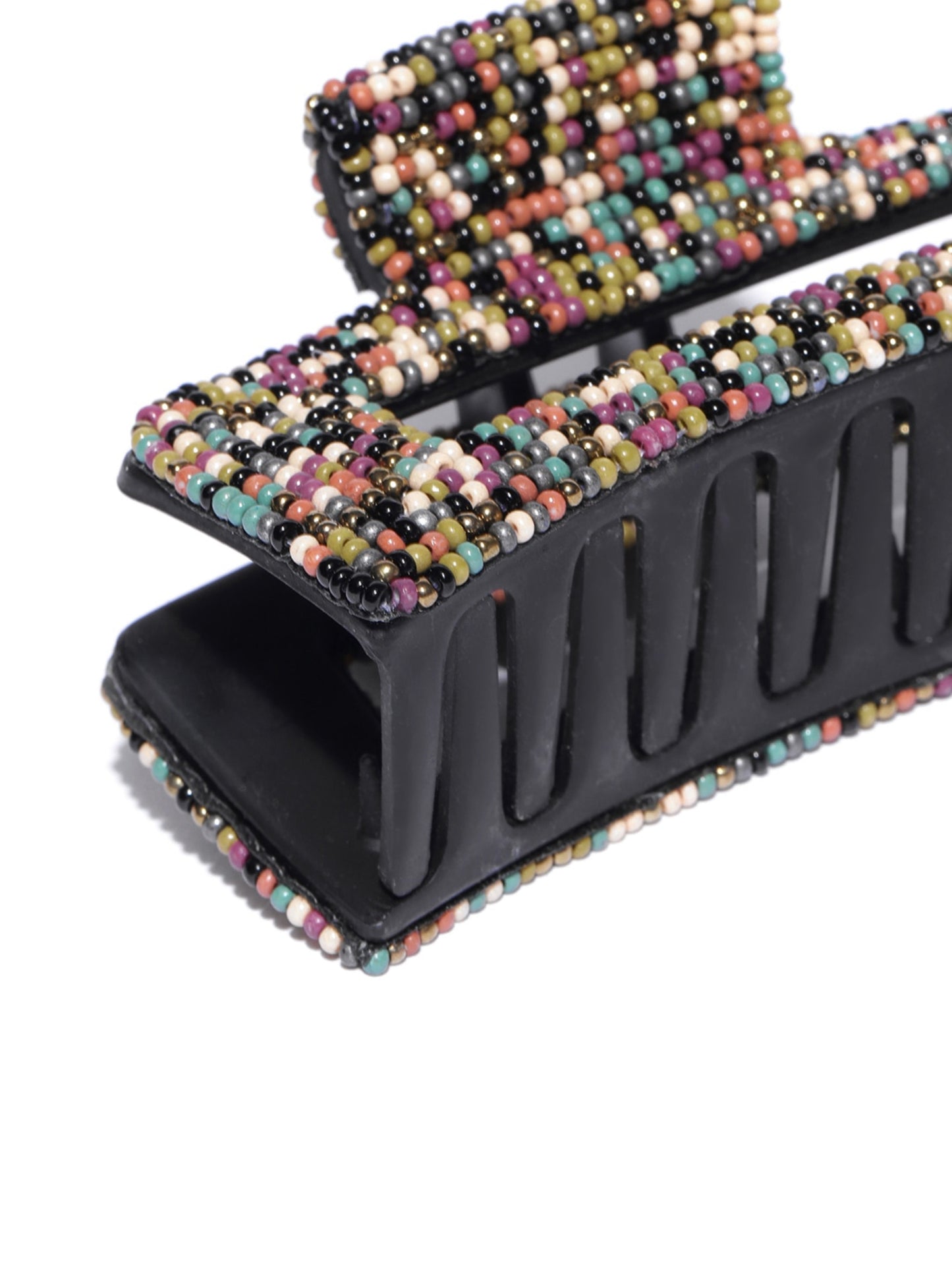 Blueberry Multi bead embellished hair clutches