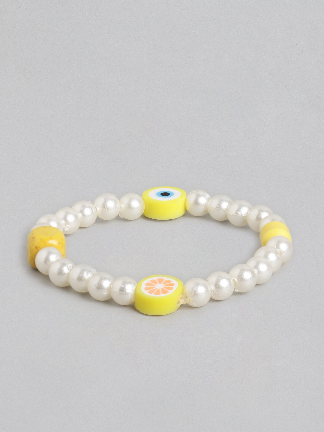 Women's Smiley Face Pearl Necklace with Assorted Beads – Nialaya