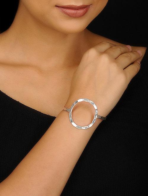 Blueberry silver plated hand cuff bracelets