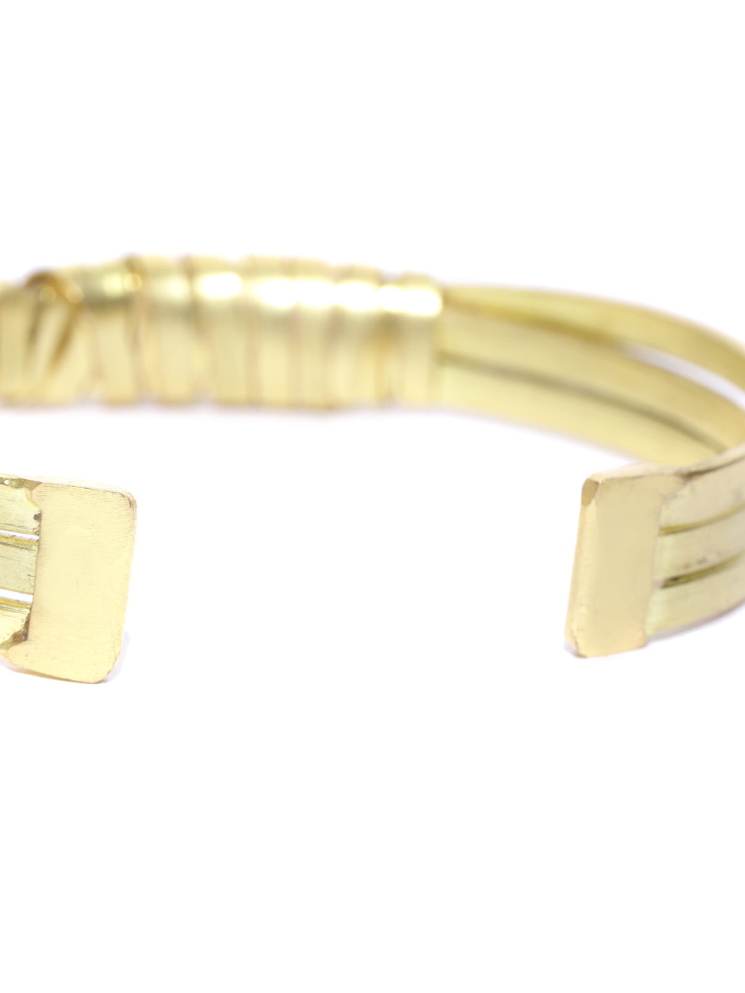 Blueberry gold plated cuff bracelet