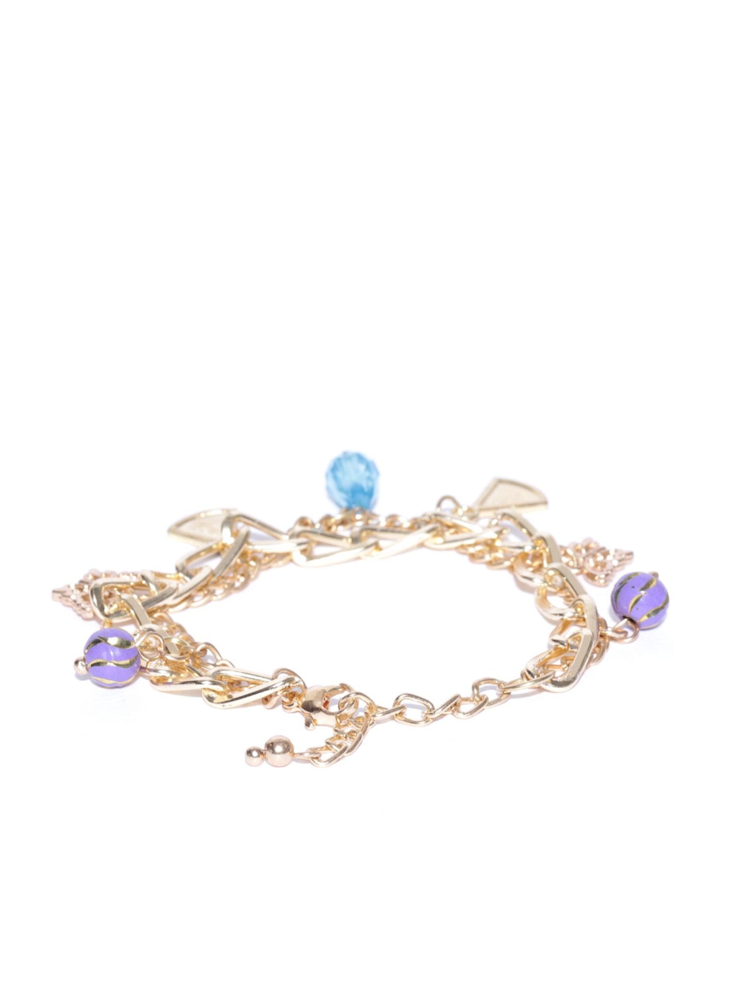 Blueberry gold plated chain bracelets