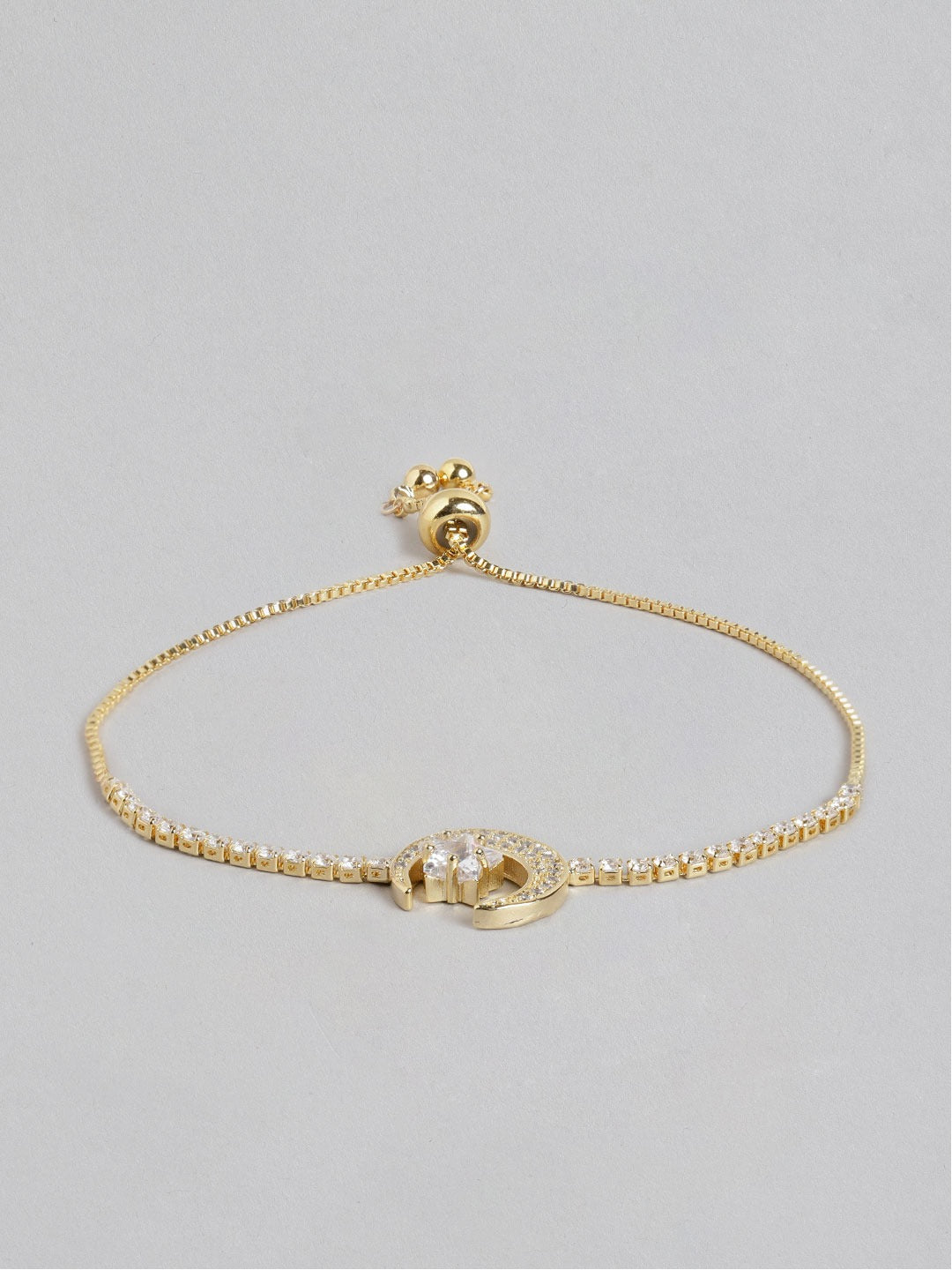 Blueberry gold Shawwal Moon chain bracelet