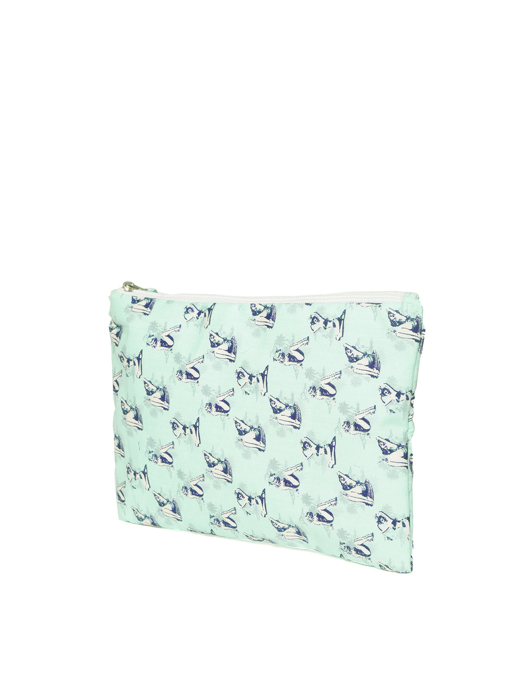 Blueberry multi color printed pouch