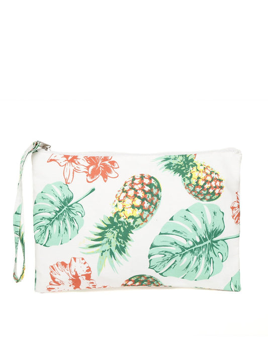 Blueberry multi color fruit printed pouch