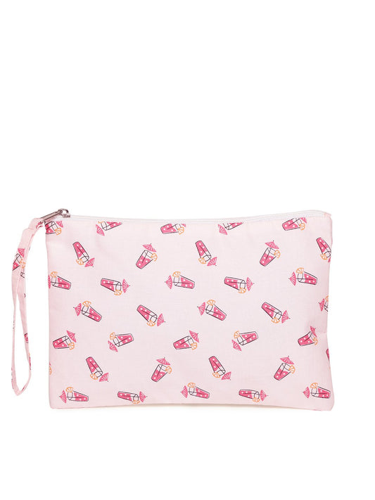 Blueberry multi color printed pouch