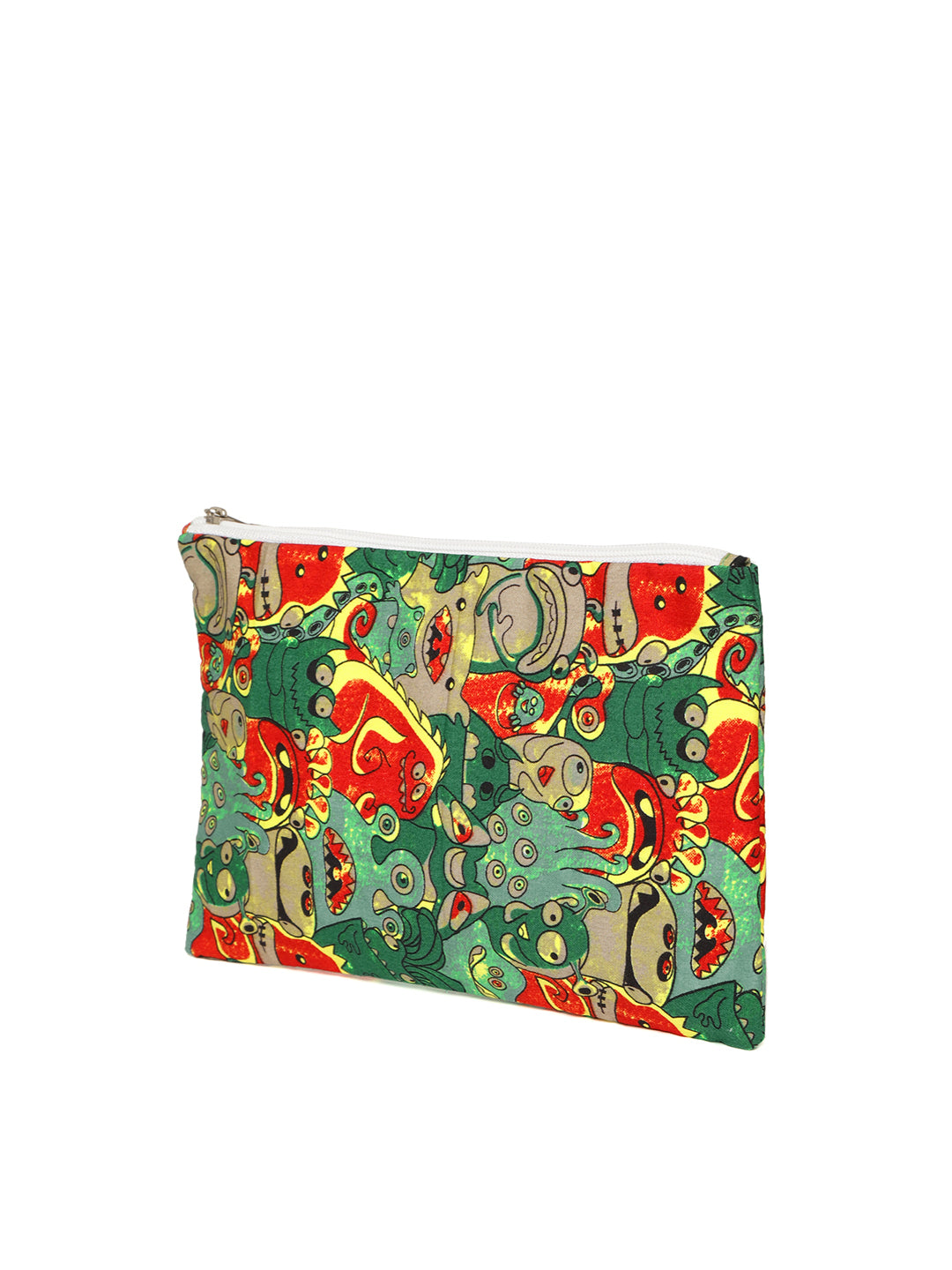 Blueberry multi color printed pouch