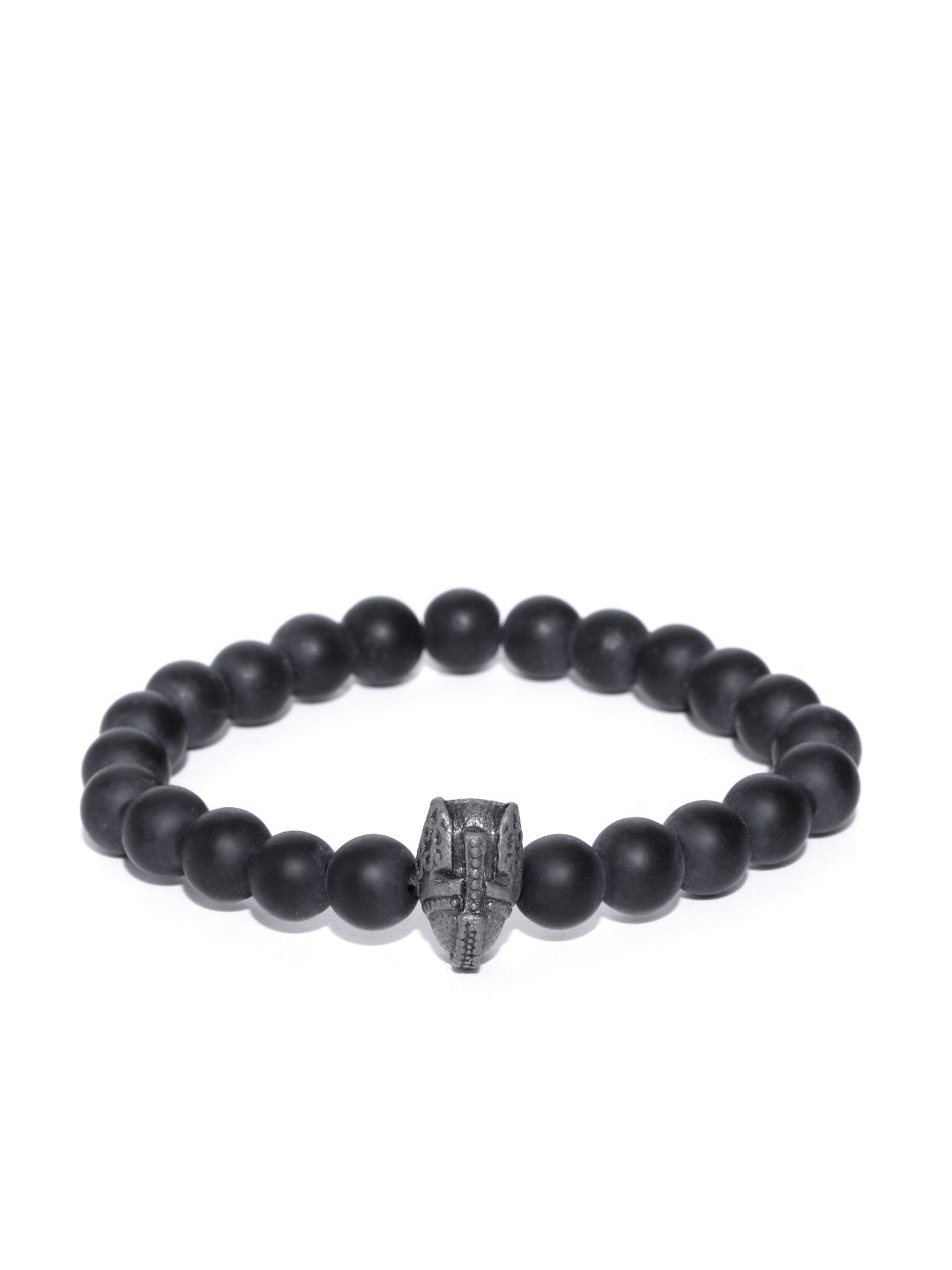 Lazy panda Black Semi Precious Beads Bracelet