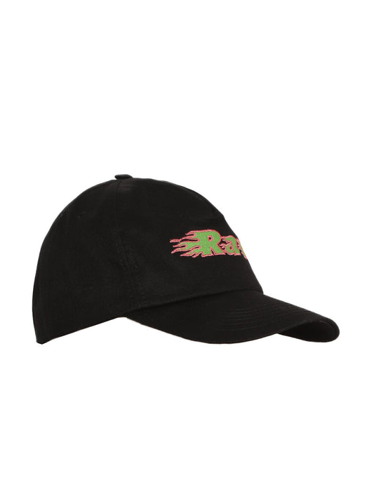 Lazy panda Unisex black cap rave embroidery baseball cap