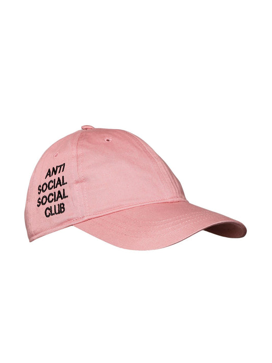 Lazy panda pink color anti social club embroidery cap