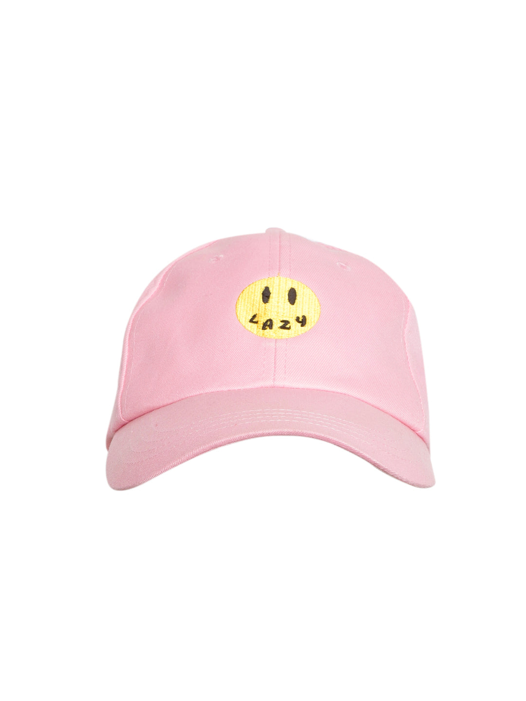 Blueberry pink smile embroidered baseball cap