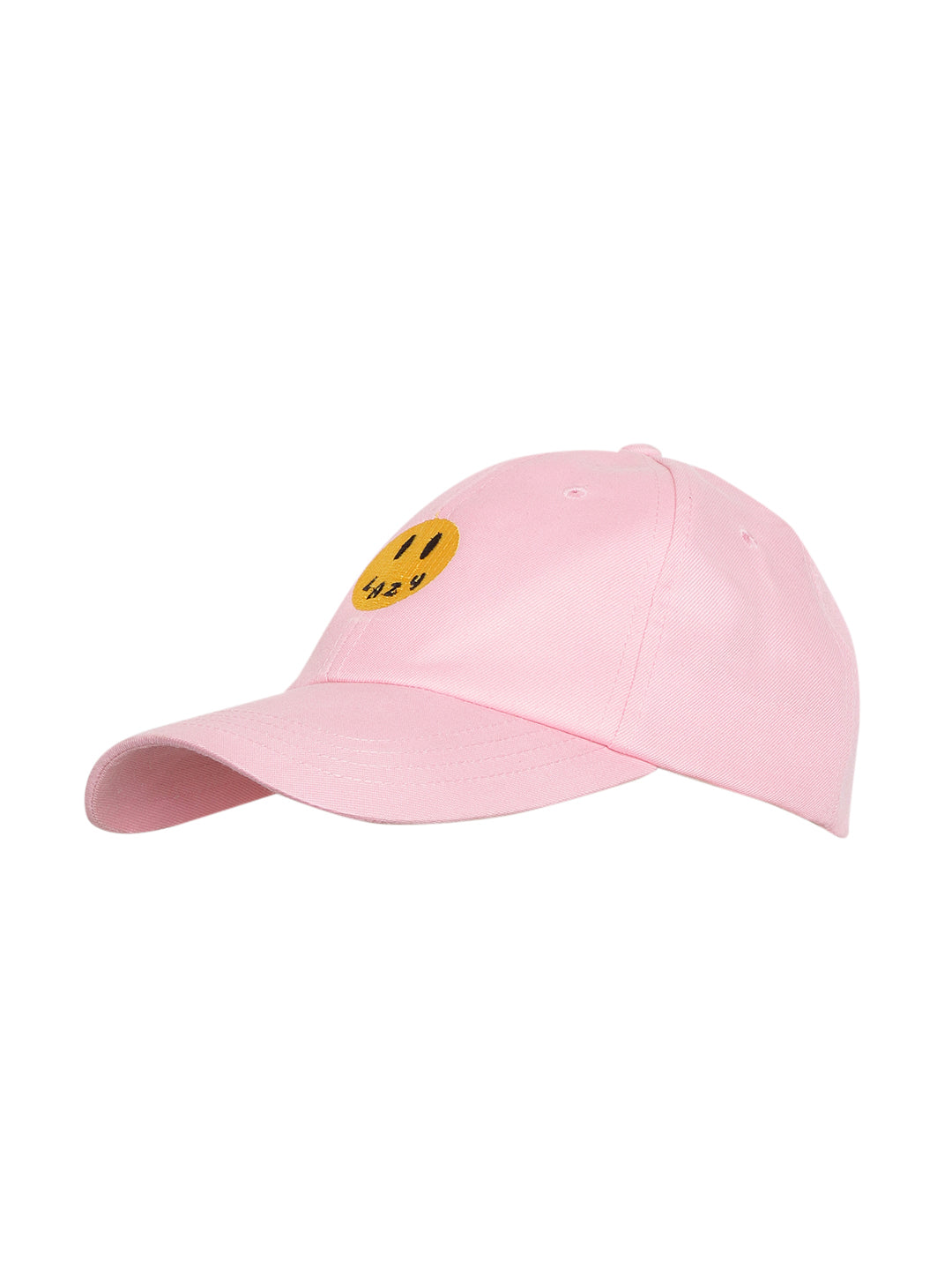 Blueberry pink smile embroidered baseball cap