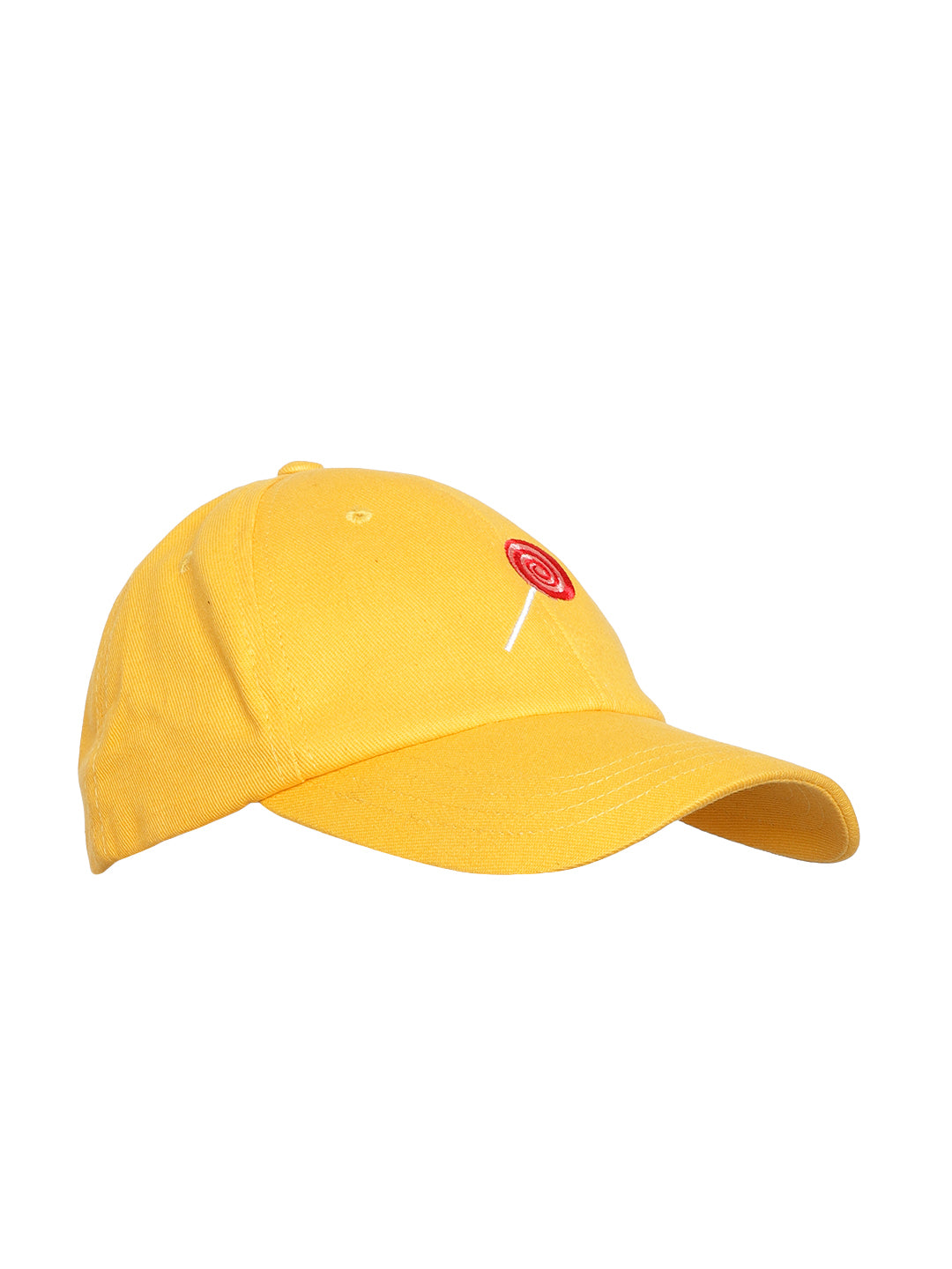 Blueberry Yellow lollipop embroidered baseball cap