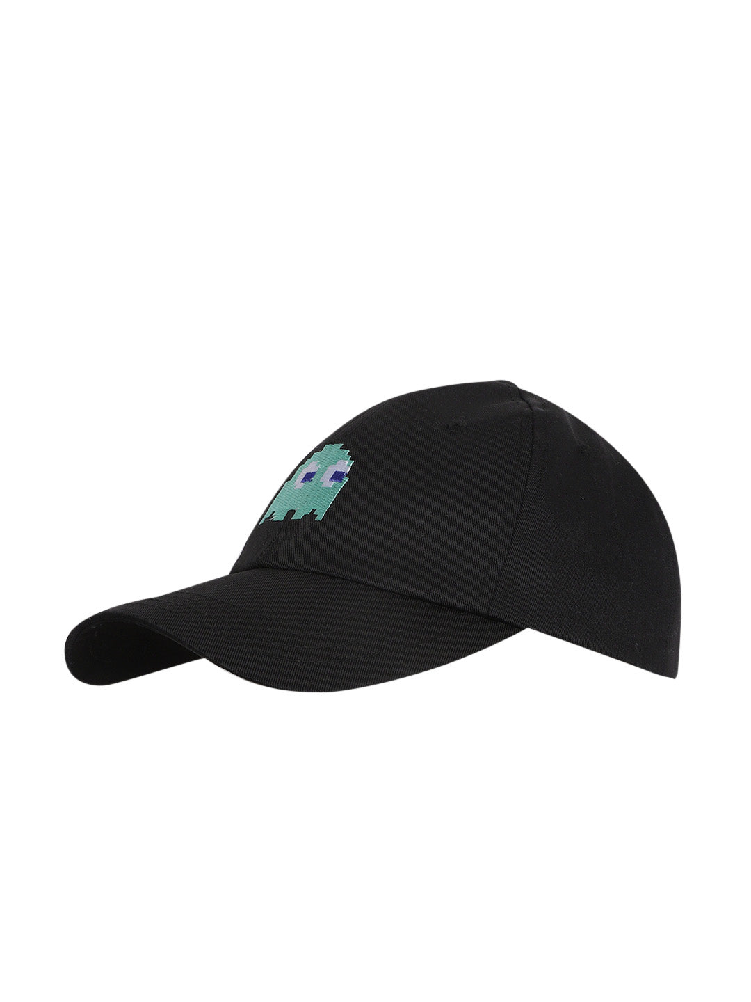 Blueberry Black Pac-Man embroidered baseball cap